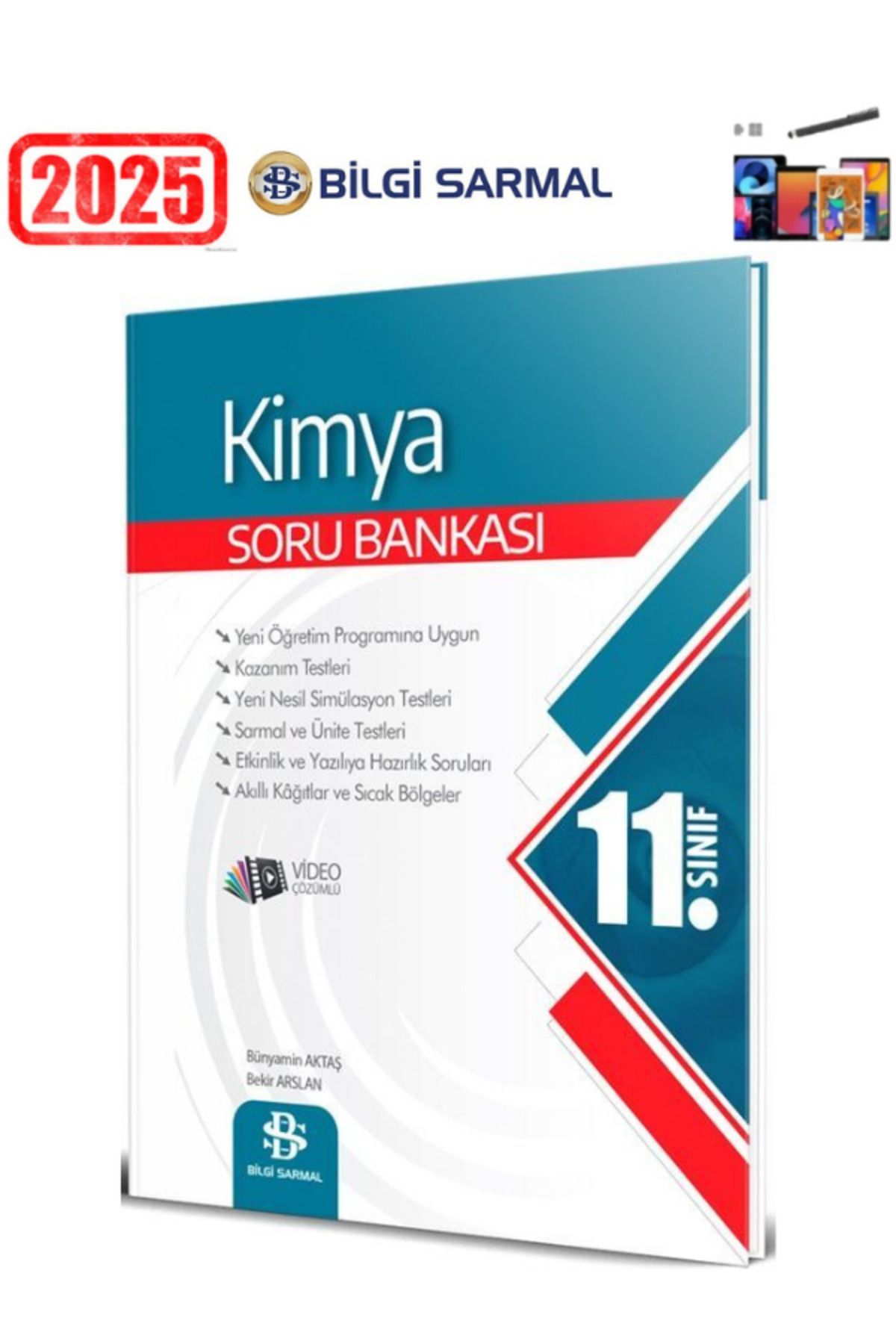 Bilgi Sarmal Yayınları Güncel 11.Sınıf Kimya Video Çözümlü Soru Bankası+Android Kalem