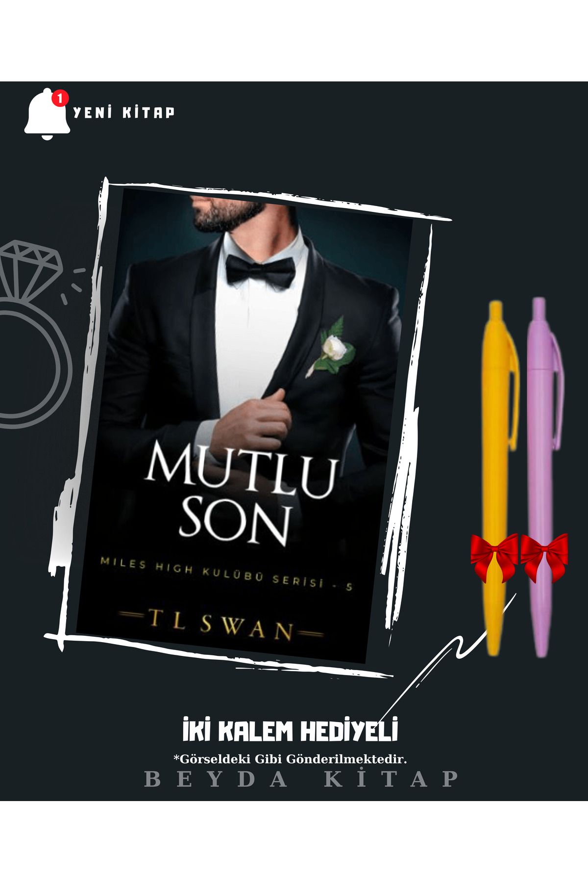 Martı Yayınları Mutlu Son - T. L. Swan - İki Kalem Hediyeli