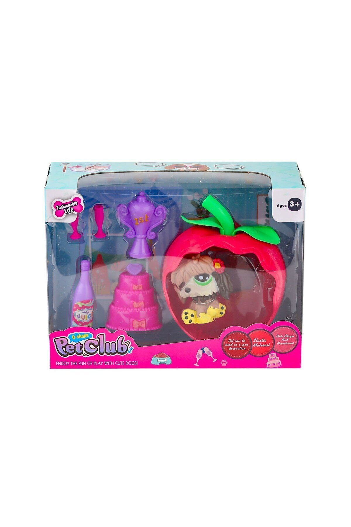 CUFFCUFFTOYS KZL-CL2103 1-4 Elmalı Pet Star Oyun Seti -Kızılkaya Oyuncak