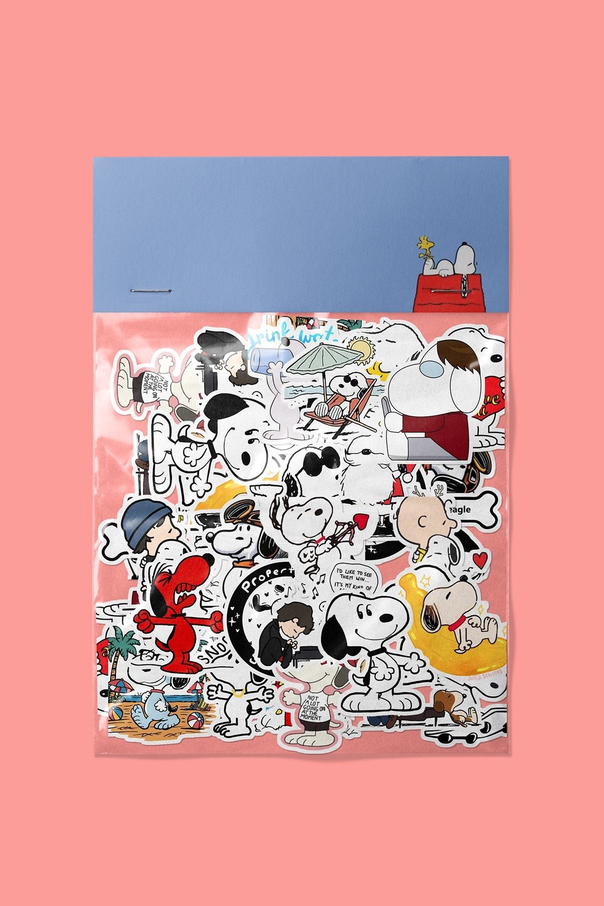 dadi ramba Snoopy Sticker paketi -Bullet Journal- Ajanda -Laptop Etiket Çıkartma