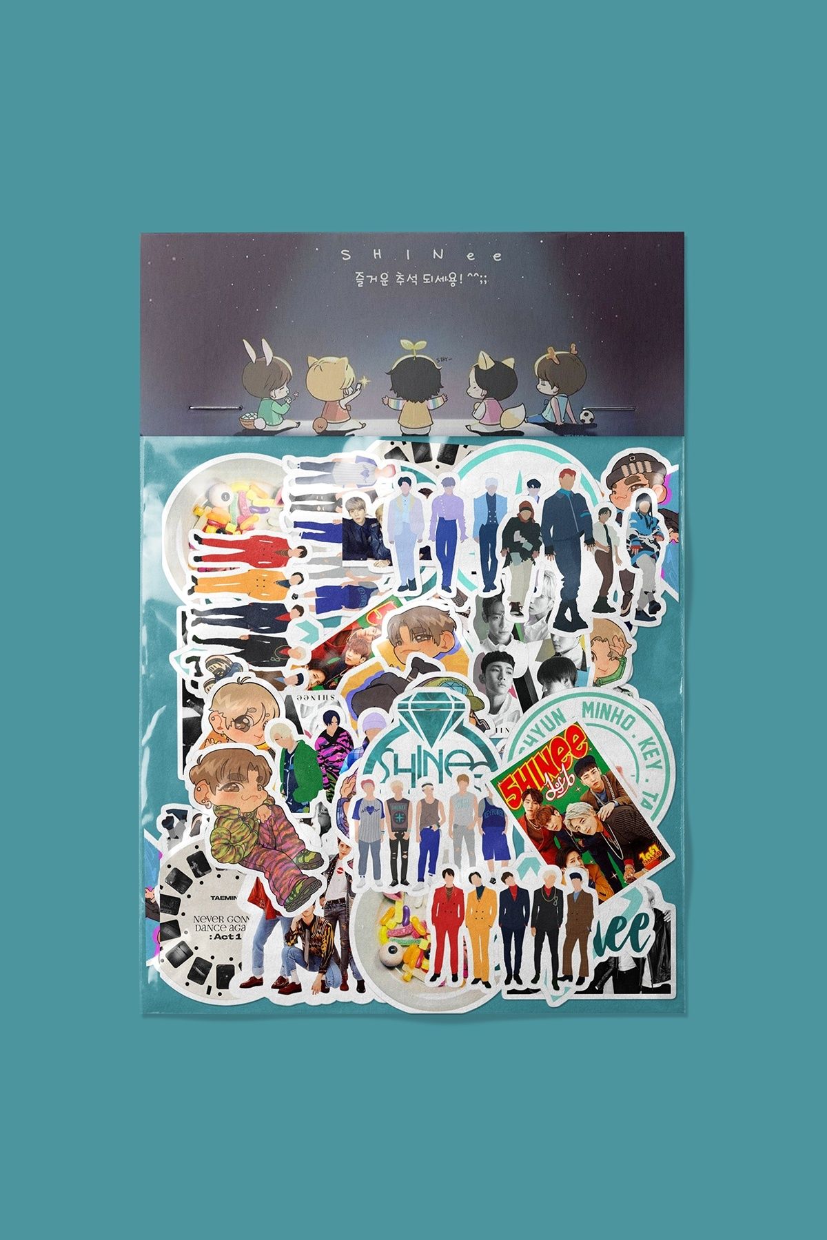 dadi ramba SHINee Sticker paketi -Bullet Journal- Ajanda -Laptop Etiket Çıkartma