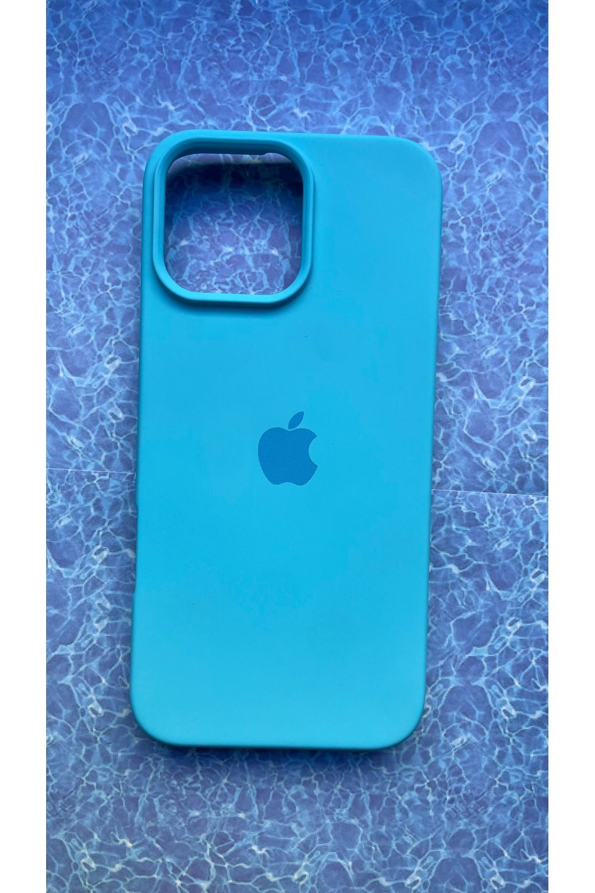 BCNCASE IPHONE 13-14 LOGOLU İLE UYUMLU LANSMAN SİLİKON İÇİ KADİFE KAPAK KILIF