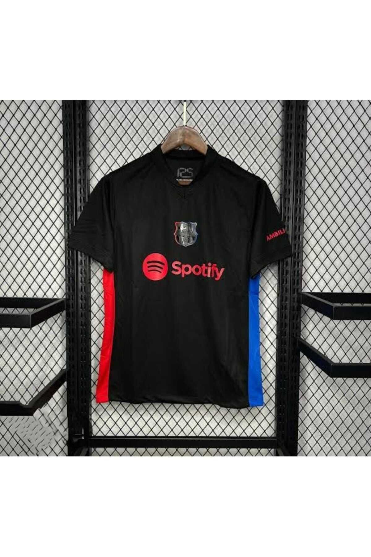 FEEL STYLE F.C B.a.r.c.e.l.o.n.a 2024/25 Yeni Sezon İsimsiz Deplasman Forması (BLACK)