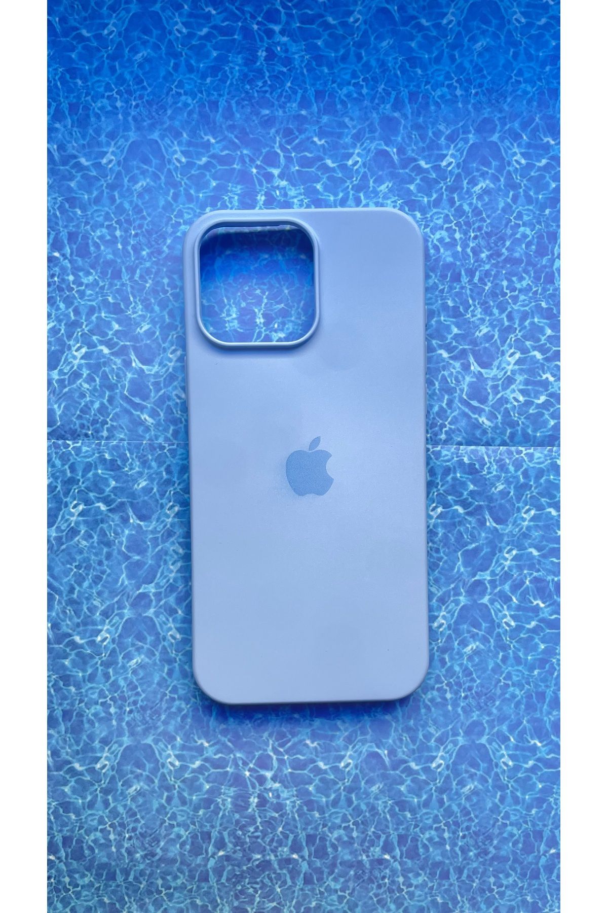 BCNCASE IPHONE 13-14 LOGOLU İLE UYUMLU LANSMAN SİLİKON İÇİ KADİFE KAPAK KILIF