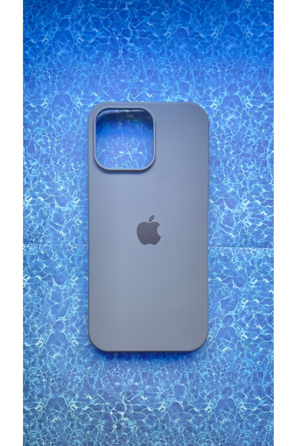 BCNCASE IPHONE 13-14 LOGOLU İLE UYUMLU LANSMAN SİLİKON İÇİ KADİFE KAPAK KILIF