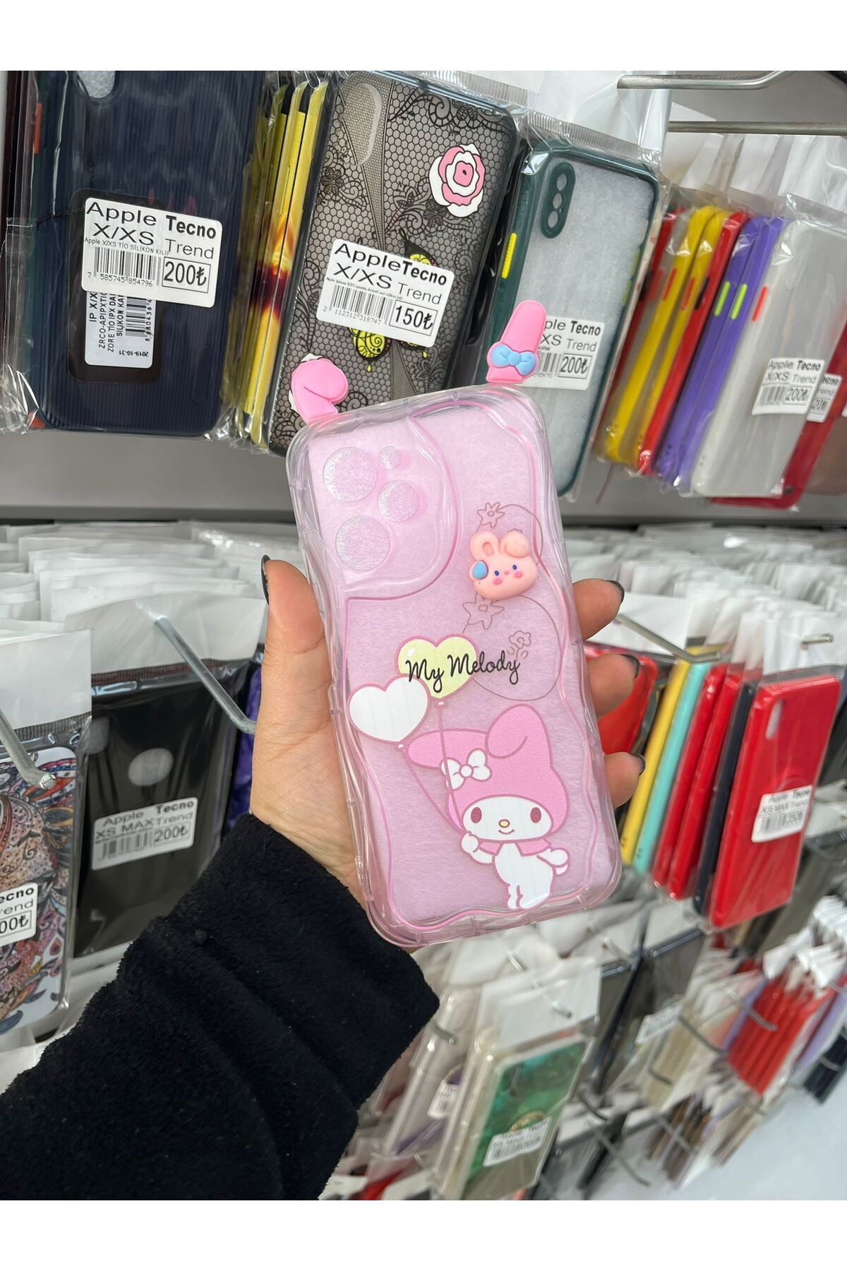 TECNOTREND Xiaomi Note 12 Pro 3d desenli kromi silikon kılıf