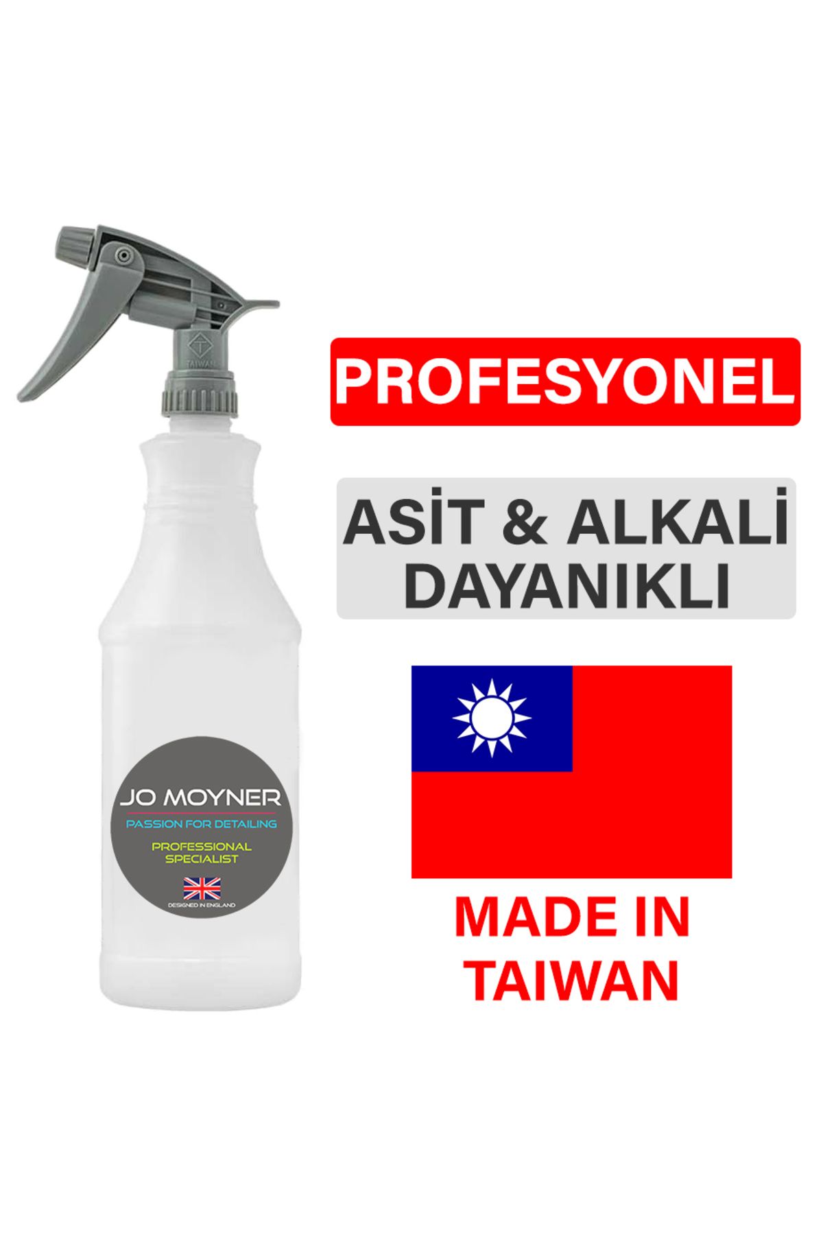 Jo Moyner Kimyasala Dayanıklı 750ml Fısfıs Manuel Sprey Pompa Taiwan
