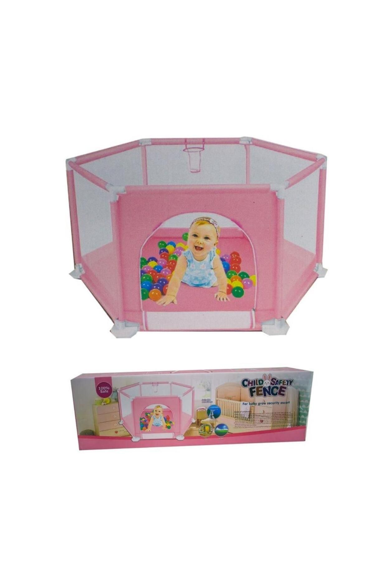 Kelebek Oyuncak Çocuk Oyun Havuzu Güvenli Çocuk Çiti Oyun Oynama Alanı - Pembe