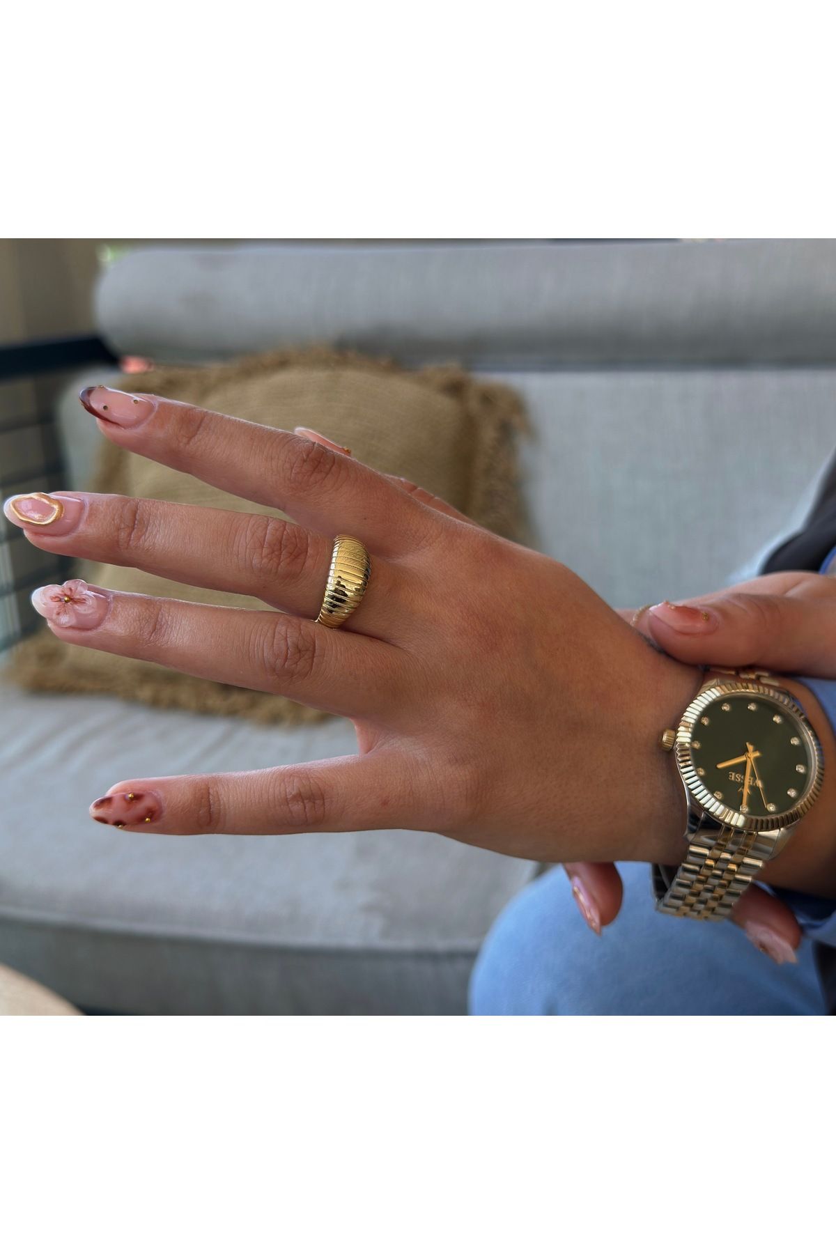 HeyYou Jewelry Goldies yüzük