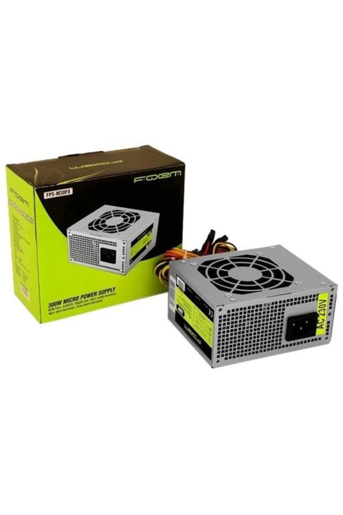 MT29 GİYİM FOEM 300W FPS-M30F8 8cm Fanlı Slim Power Supply