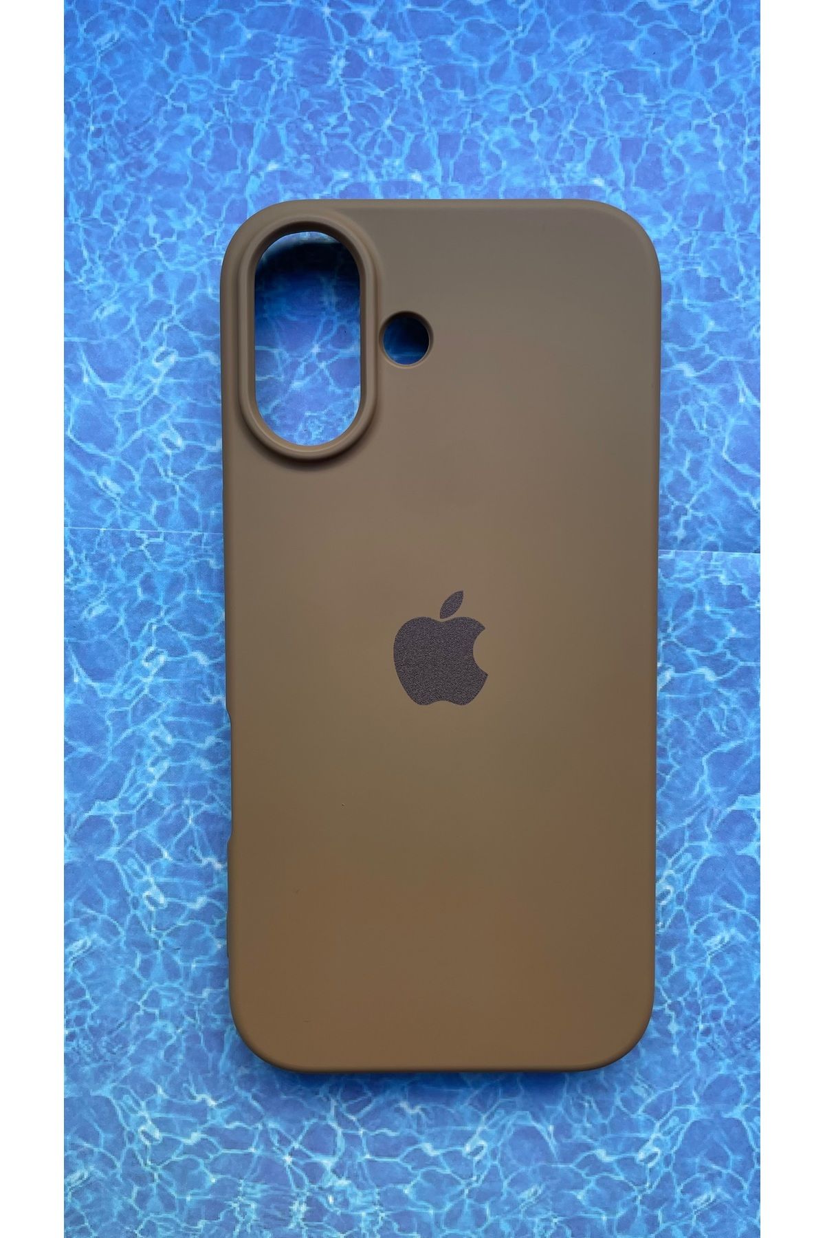 BCNCASE IPHONE 16 LOGOLU İLE UYUMLU LANSMAN SİLİKON İÇİ KADİFE KAPAK KILIF