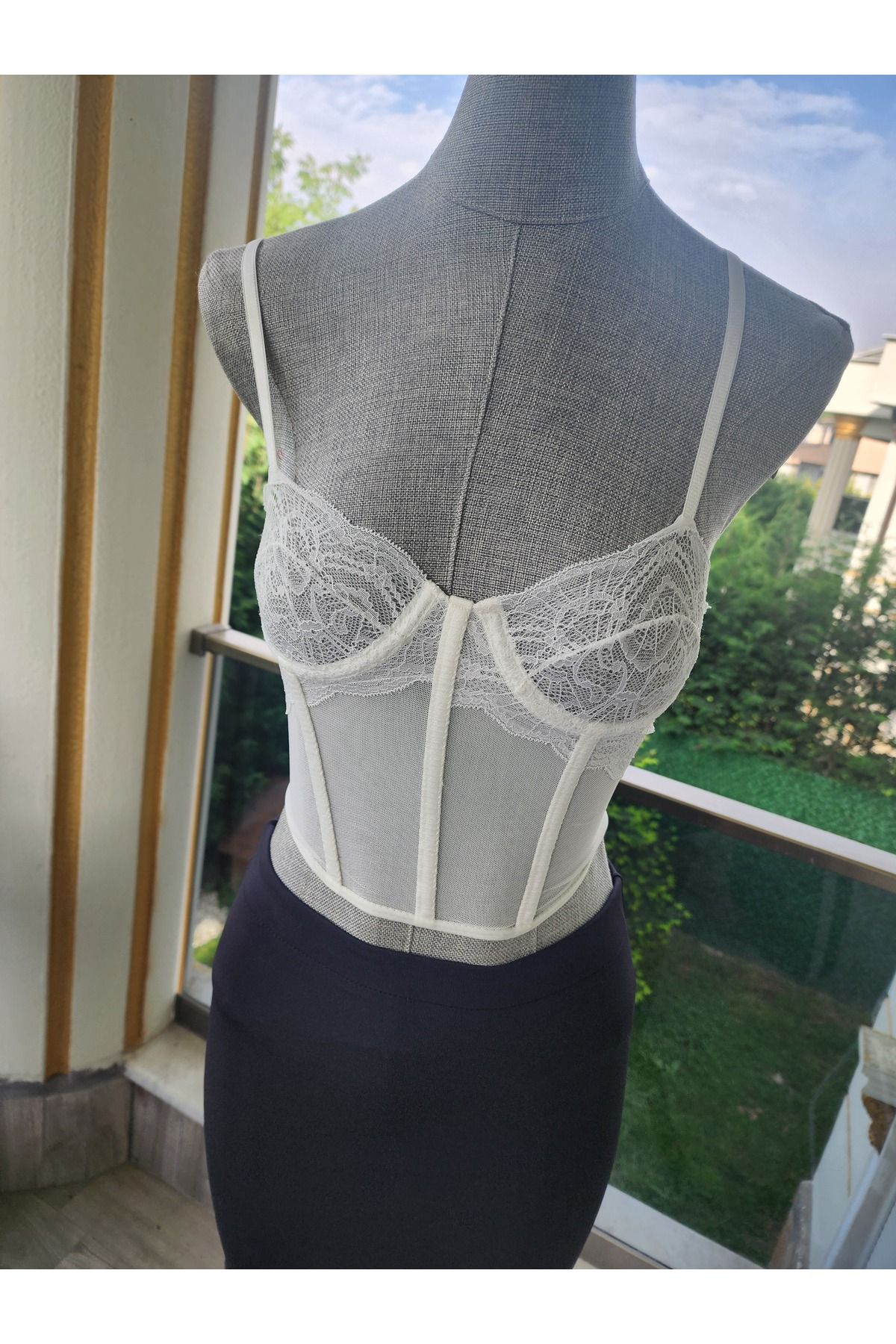 G&H UNDERWEAR Sütyen korse detaylı takım