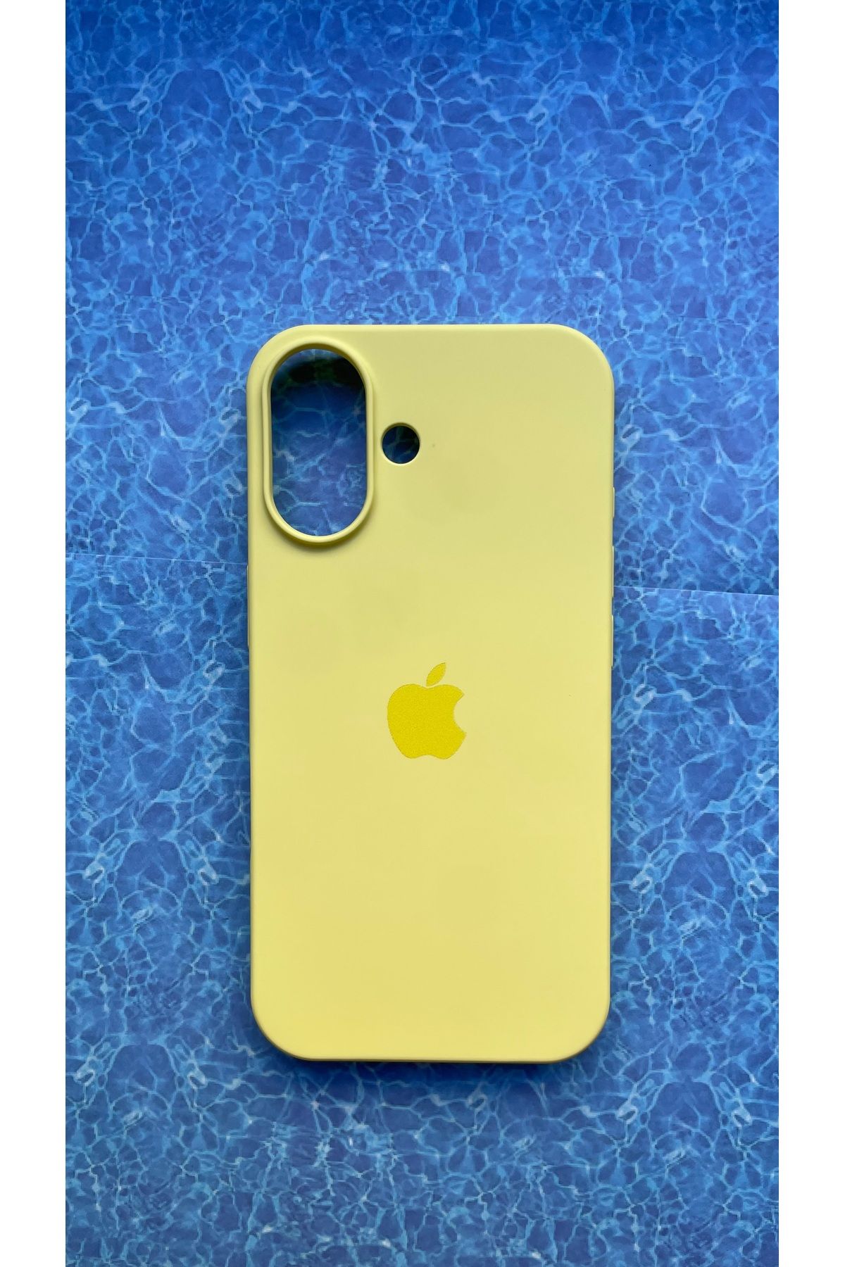 BCNCASE IPHONE 16 LOGOLU İLE UYUMLU LANSMAN SİLİKON İÇİ KADİFE KAPAK KILIF