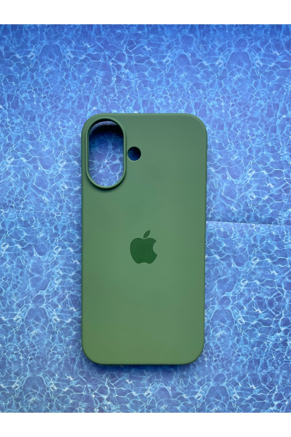 BCNCASE IPHONE 16 LOGOLU İLE UYUMLU LANSMAN SİLİKON İÇİ KADİFE KAPAK KILIF