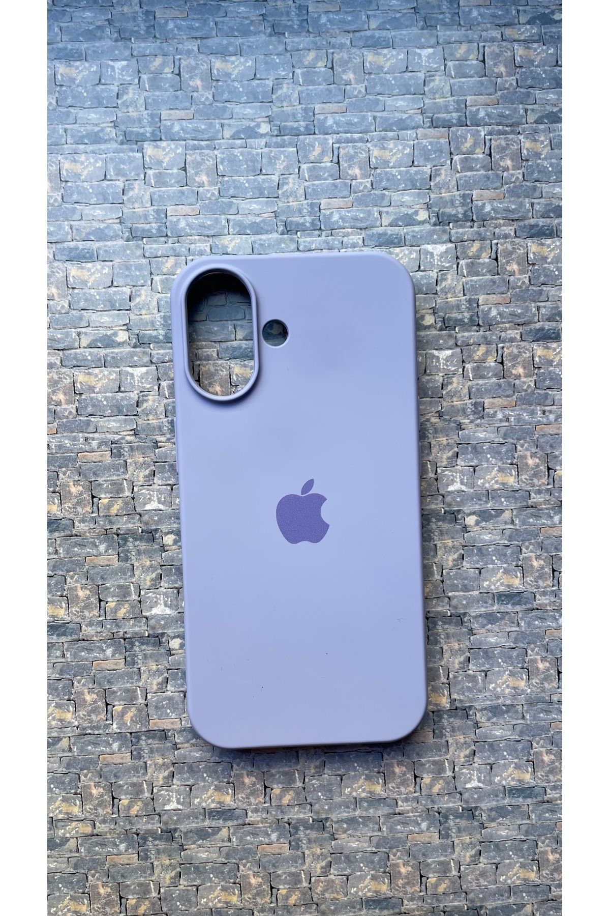 BCNCASE İphone16 Logolu Telefon Kılıfı Yumuşak Silikon Kauçuk İçi Kadife Ince Kılıf ÇizilmezDayanıklı