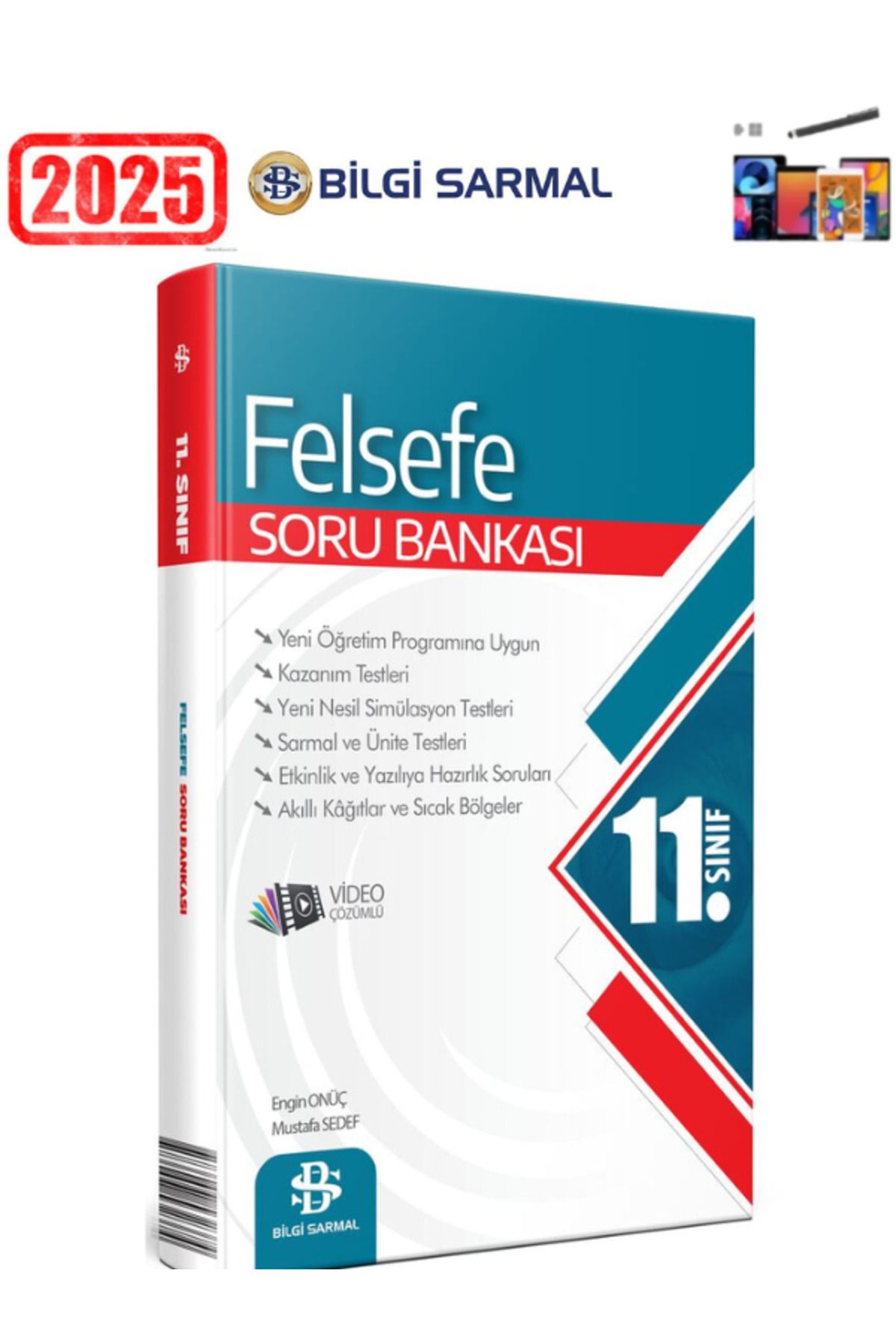Bilgi Sarmal Yayınları Güncel 11.Sınıf Felsefe Video Çözümlü Soru Bankası+Android Kalem