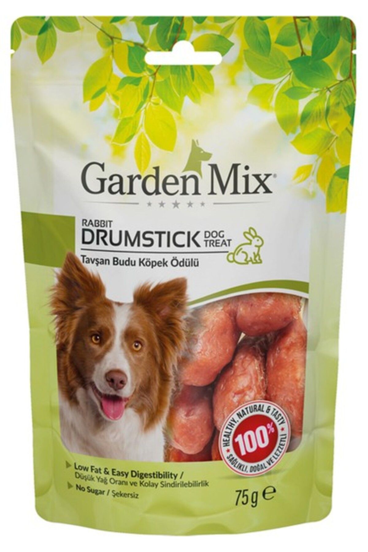 Orqinel Garden Mix Tavşan Budu Köpek Ödülü 75 gr x 4 Adet