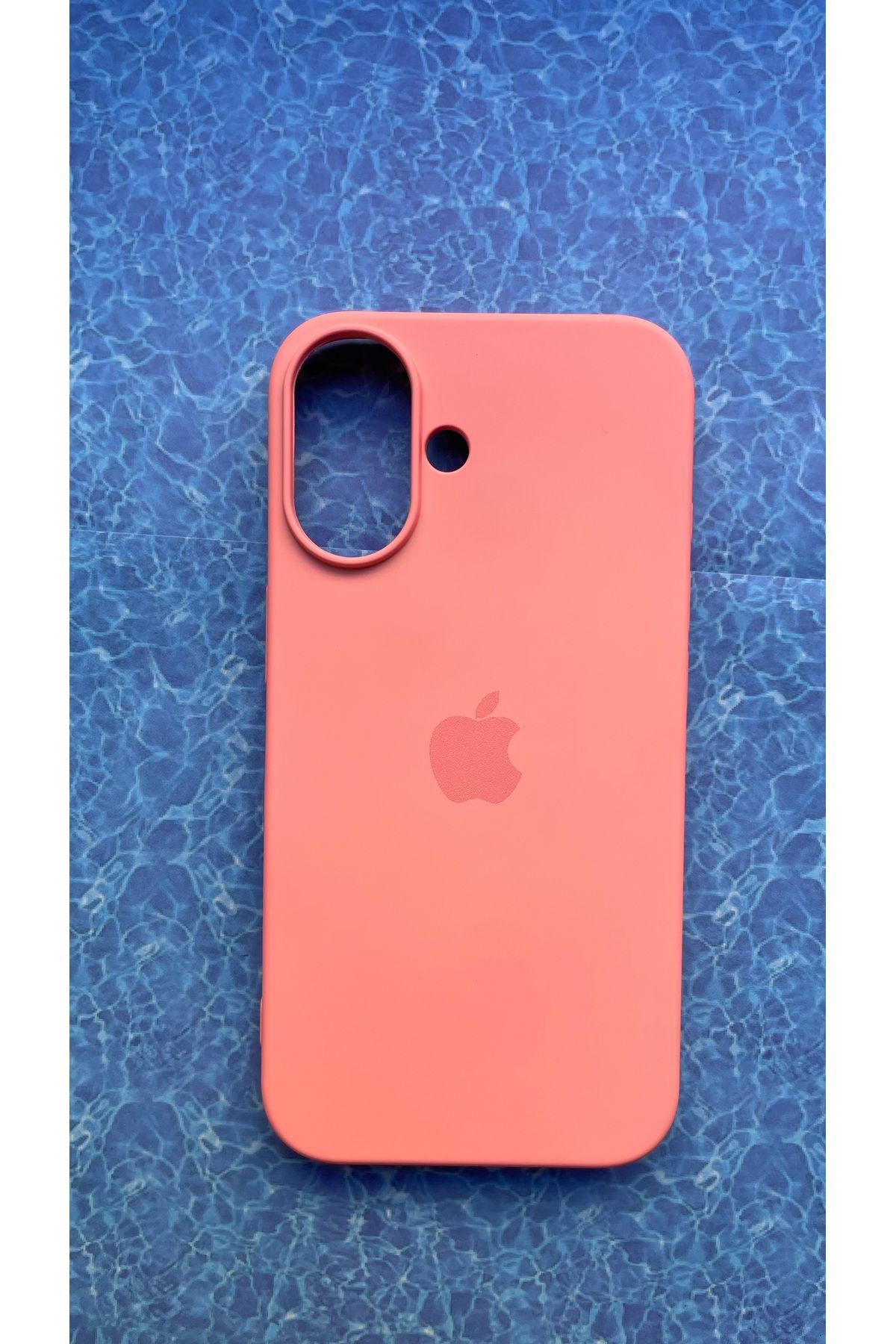 BCNCASE IPHONE 16 LOGOLU İLE UYUMLU LANSMAN SİLİKON İÇİ KADİFE KAPAK KILIF
