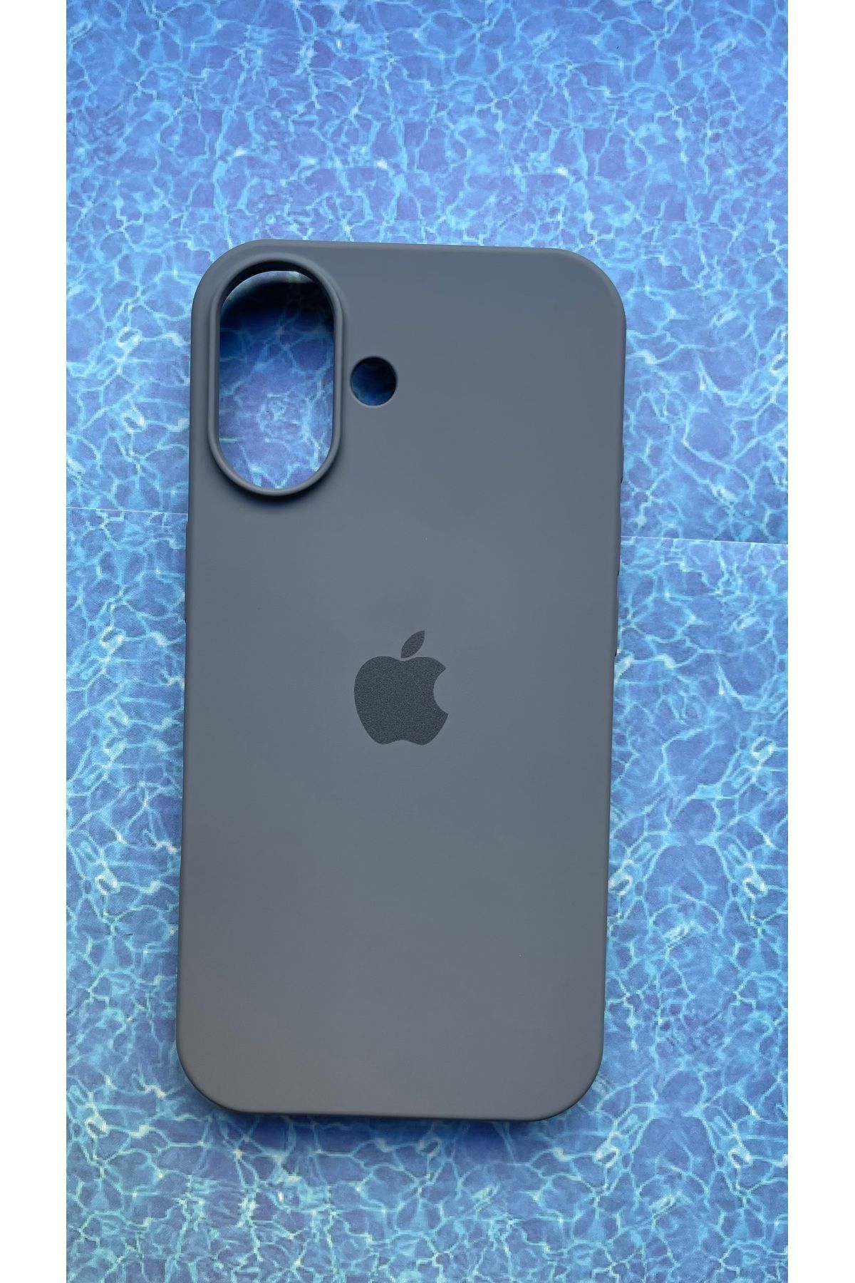 BCNCASE IPHONE 16 LOGOLU İLE UYUMLU LANSMAN SİLİKON İÇİ KADİFE KAPAK KILIF
