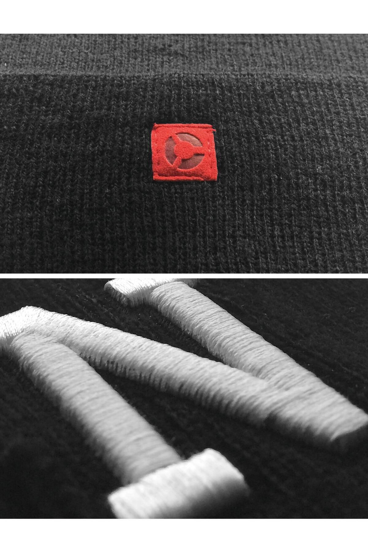 MSTRDS-Accessoires Beanie mit Buchstaben-Cuff 3