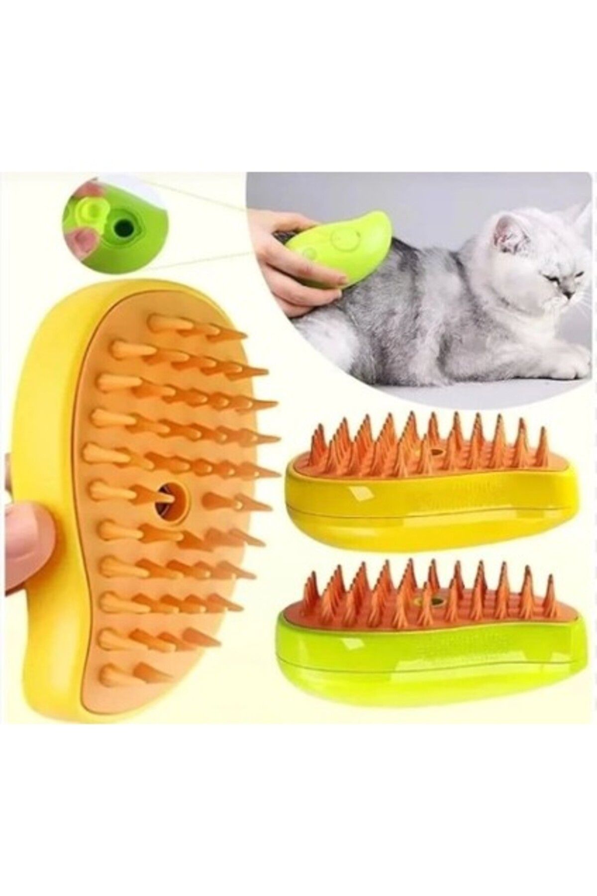 Orqinel Epilons Pratik Şarjlı Soğuk Buharlı Kedi Köpek Fırçası Tarağı