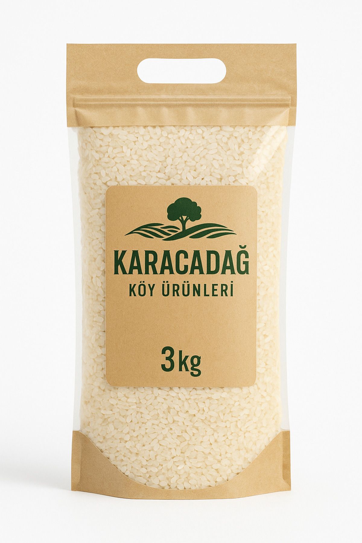 karacadağ Karacadağ Köy Ürünleri Karacadağ Pirinci 3 KG – Doğal ve Yerli