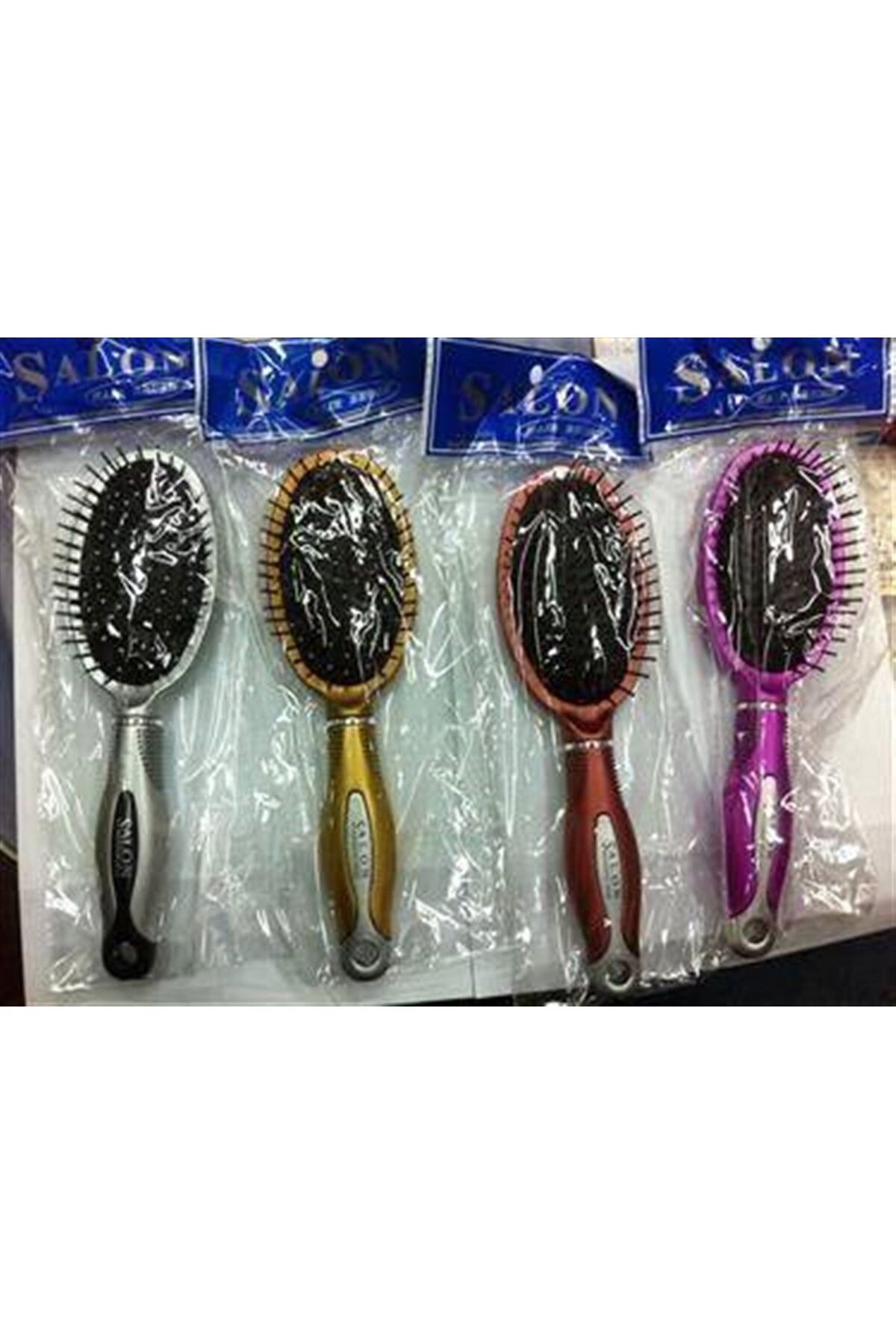 Biomak Saç Dip Ferahlatıcı Salon Marka Saç Fırçası Asorti