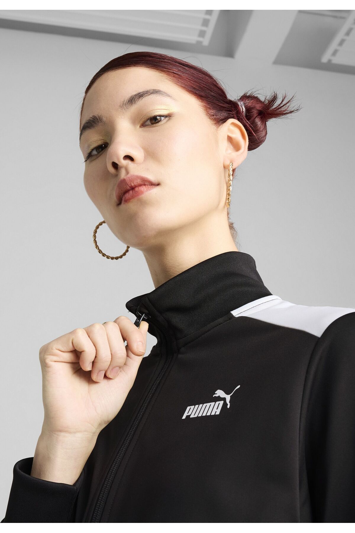 Puma-Gestrickte Anzüge, Regular, Langarm, Regular, Medium, Color Blocking, Welt Pocket, Full Zip 6