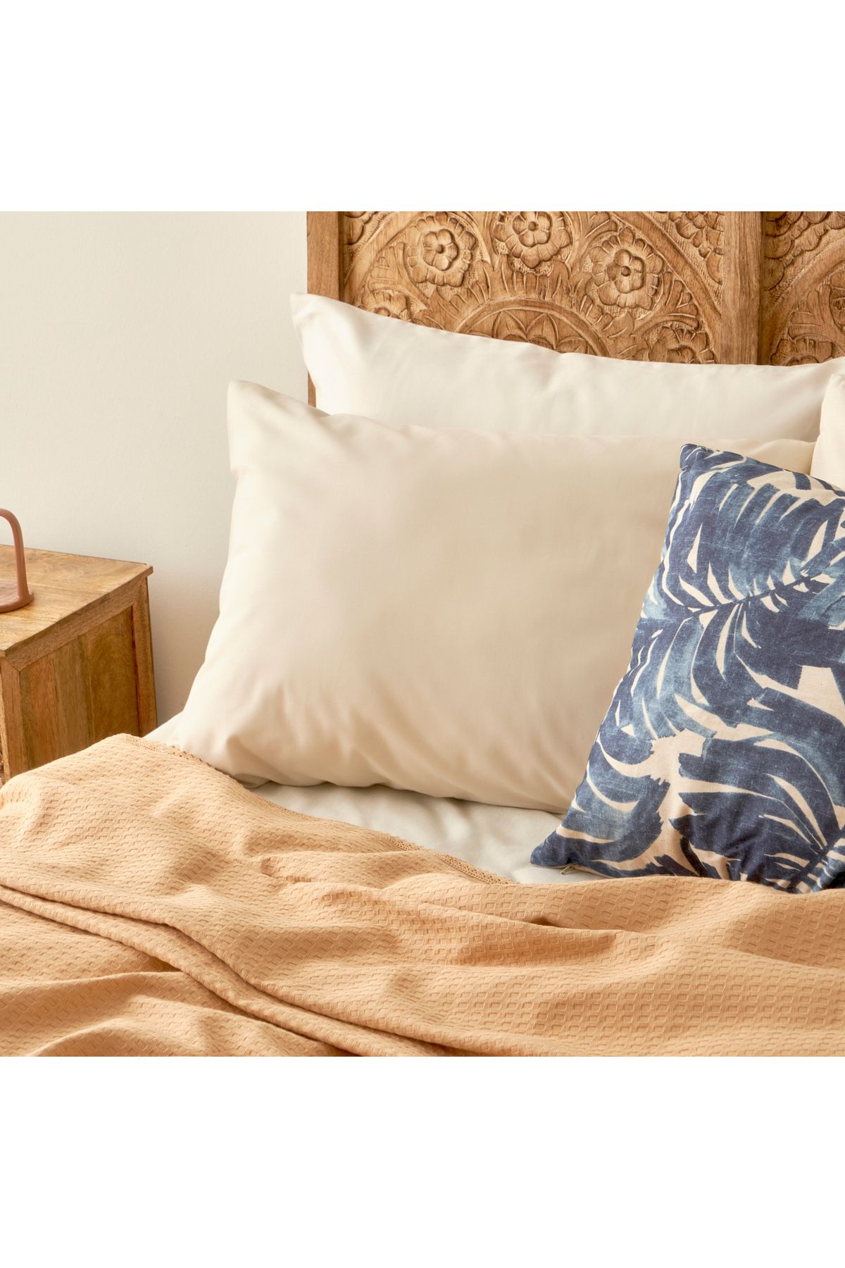 Bella Maison-Stormi Cotton Double Waffle Pike Beige (200X220 cm) 3
