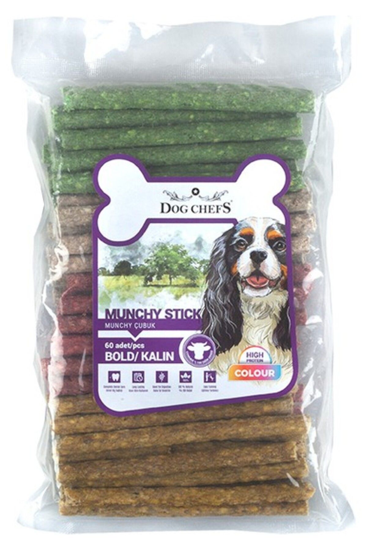 Orqinel Dog Chefs Munchy Kemik Orta 60'lı Paket Köpek Ödülü