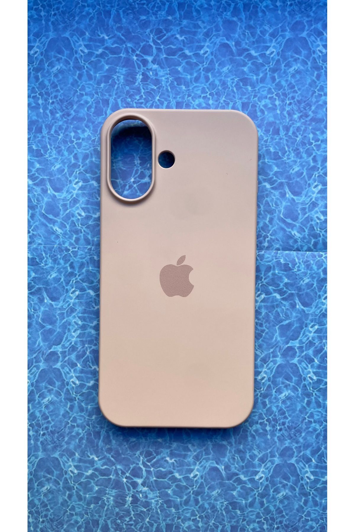 BCNCASE IPHONE 16 LOGOLU İLE UYUMLU LANSMAN SİLİKON İÇİ KADİFE KAPAK KILIF
