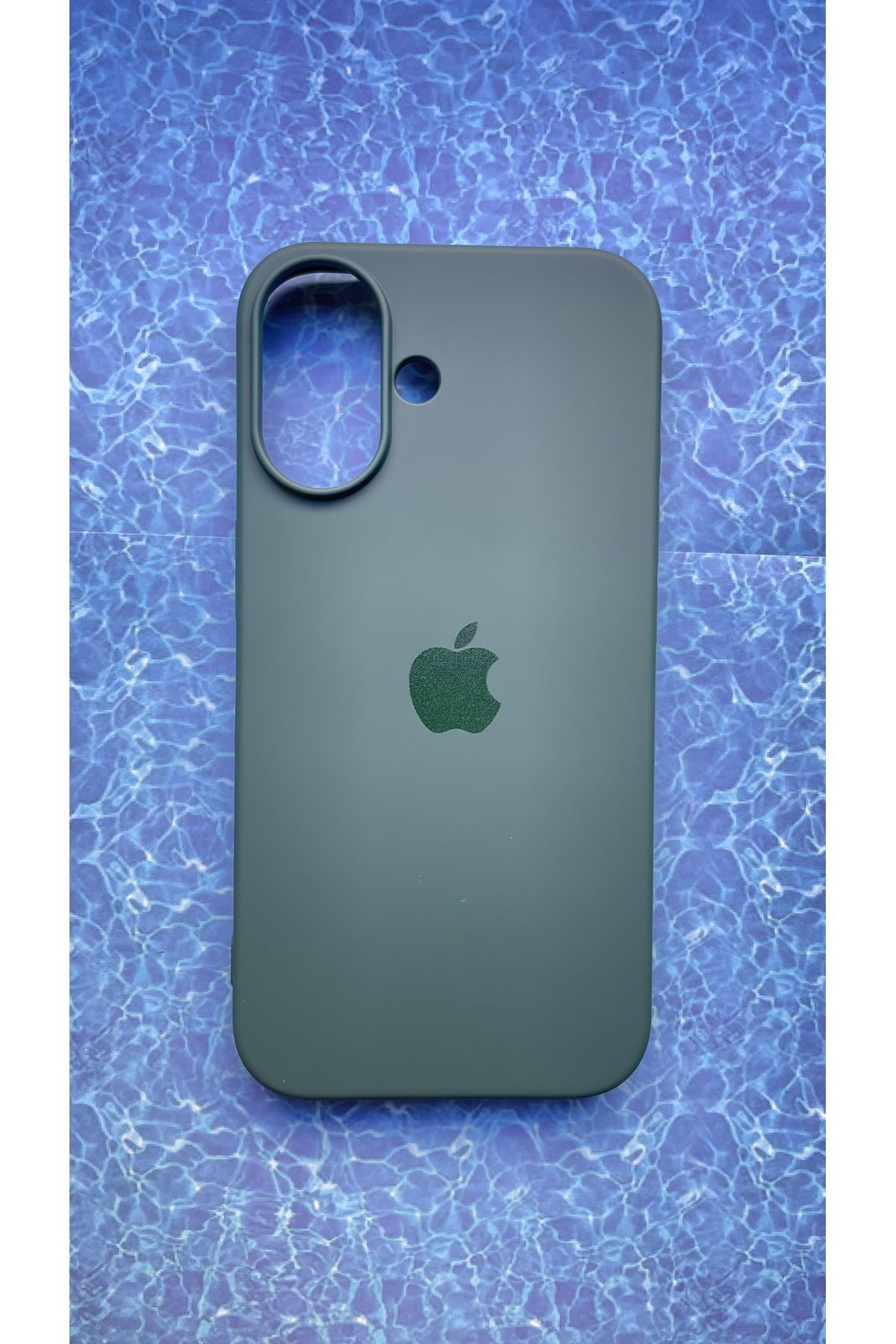 BCNCASE IPHONE 16 LOGOLU İLE UYUMLU LANSMAN SİLİKON İÇİ KADİFE KAPAK KILIF