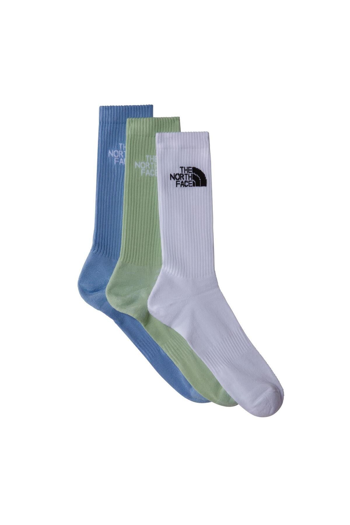 THE NORTH FACE MULTI SPORT CUSH CRE Kadın Çorap 3P NF0A882H0OD1 Beyaz-XS