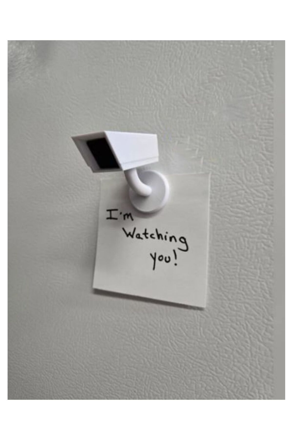 nana home art "I'm Watching You!" Tasarımlı Kamera Görünümlü Buzdolabı Magneti – Mizahi ve Dekoratif