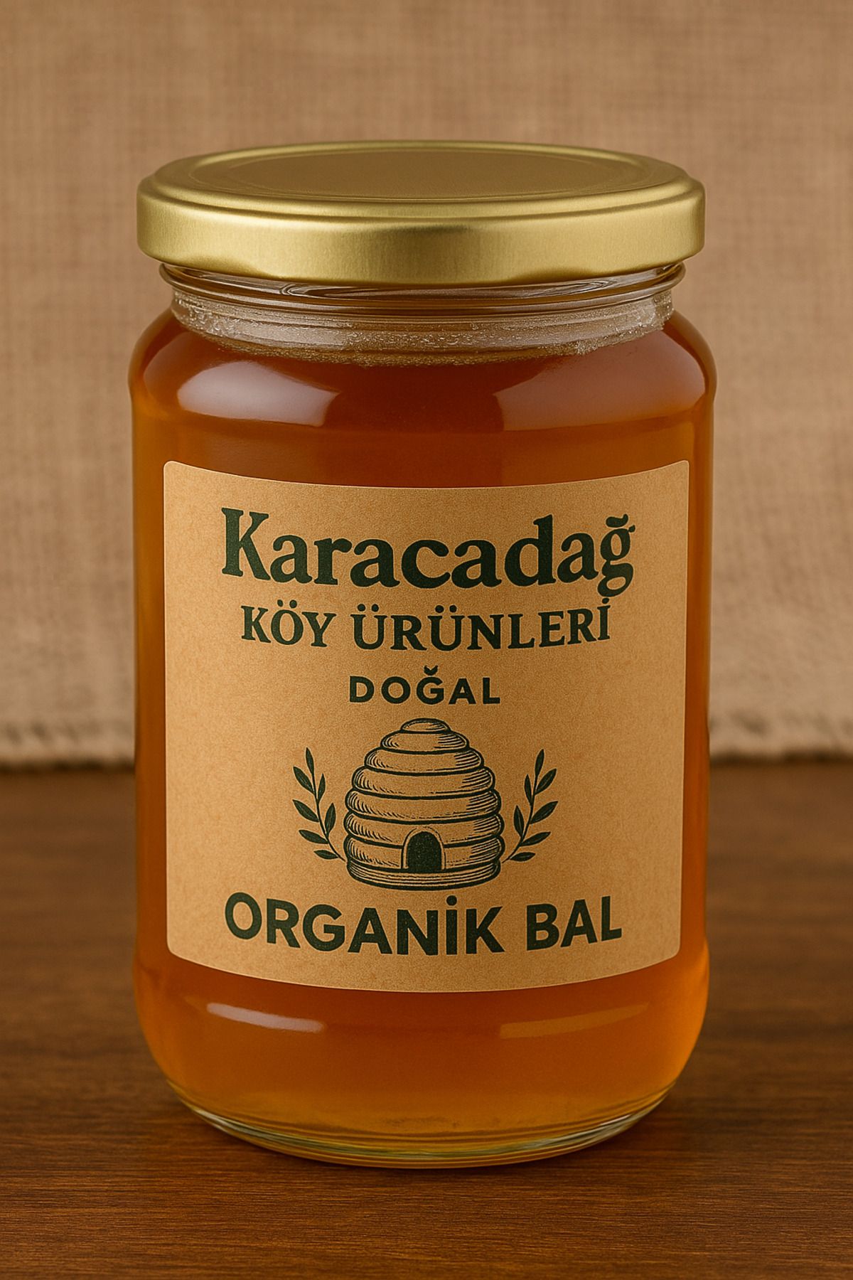 karacadağ Karacadağ Köy Ürünleri Doğal Organik Bal 850 g – Katkısız, Saf ve Soğuk Sıkım