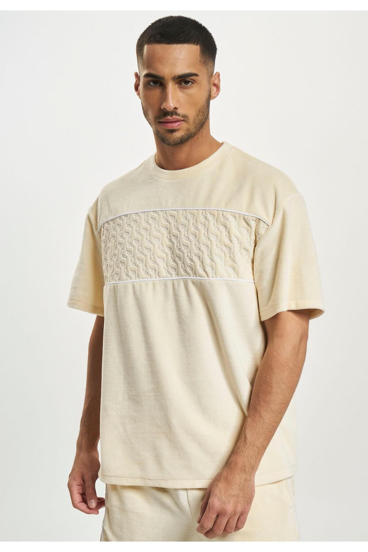 Sean John-Herren Jm232-004-02 Sj Monogram Logo Devorée Stripe Velours Tee 5