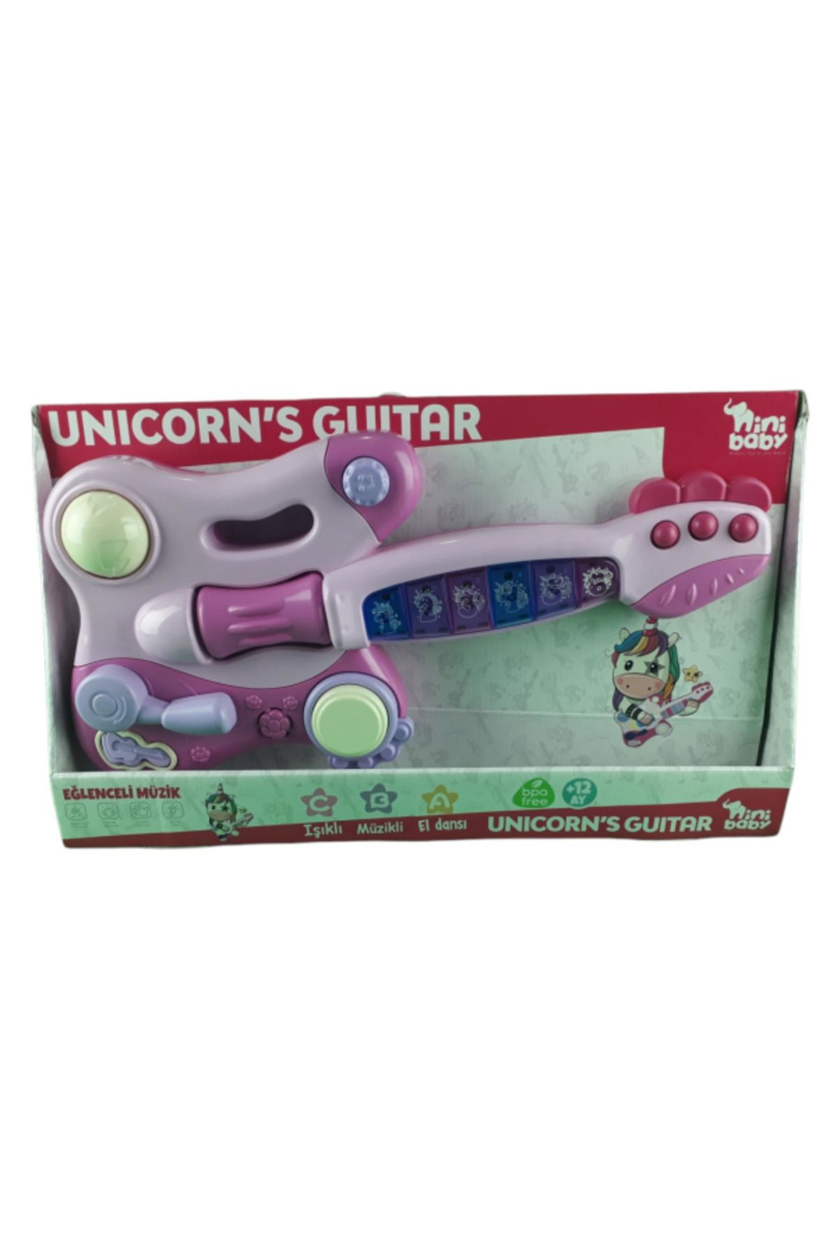 Erdem Nini Baby Gitar Unicorn Işıklı Sesli ER-207