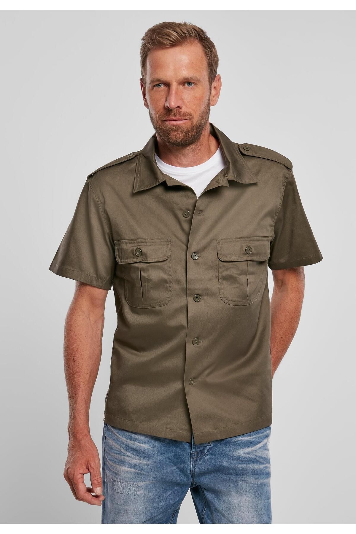 Brandit-Herren Short Sleeves Us Shirt 6