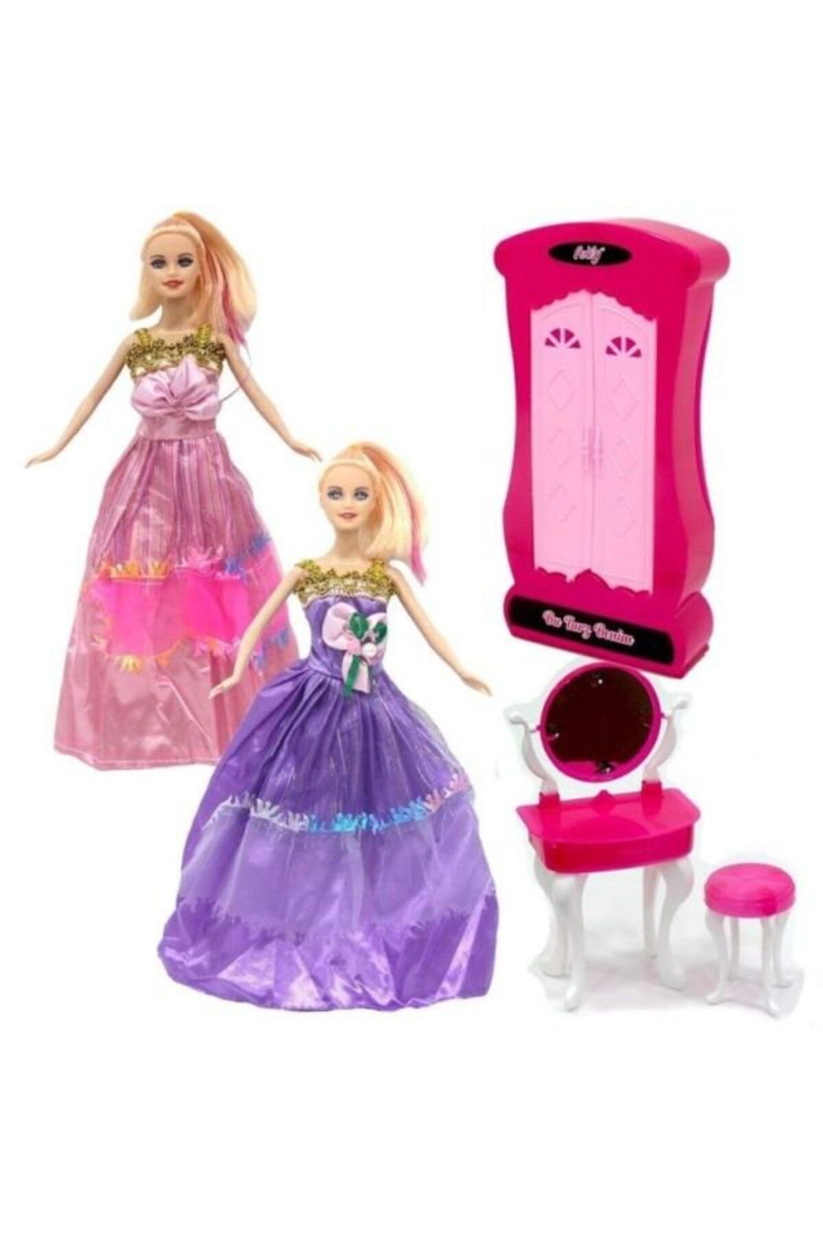 PARİLES Oydaş Anlily Makyaj Masalı Dolaplı Bebek 02259 ANK