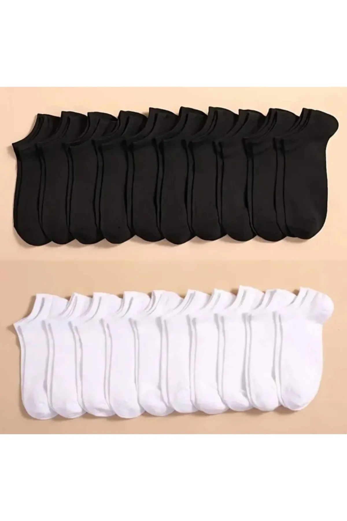 medi store 16 Çift Kısa Unisex Patik Bilek Çorap
