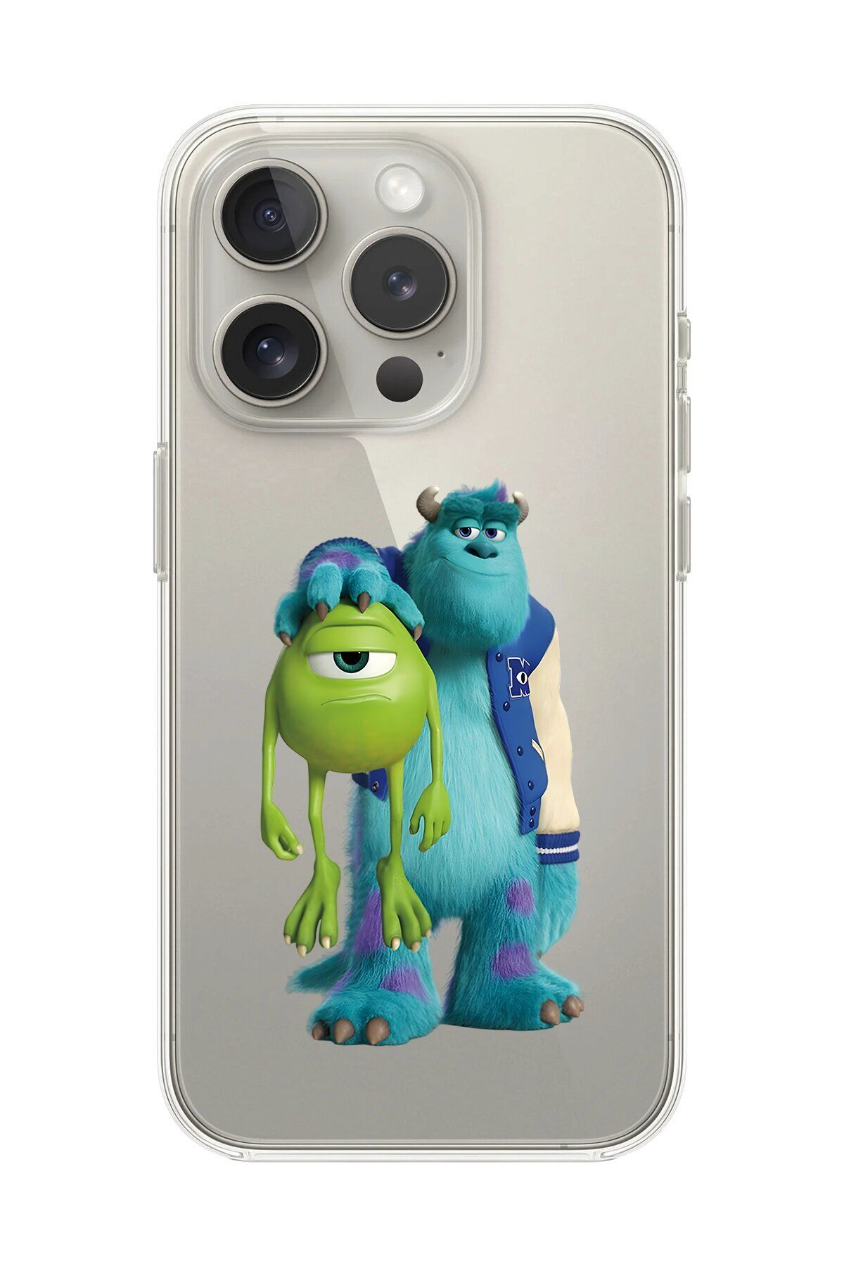 Dali Design iPhone 13 Pro Max Uyumlu Şeffaf Kılıf Cartoon Sevimli Canavarlar 15 Tasarımlı