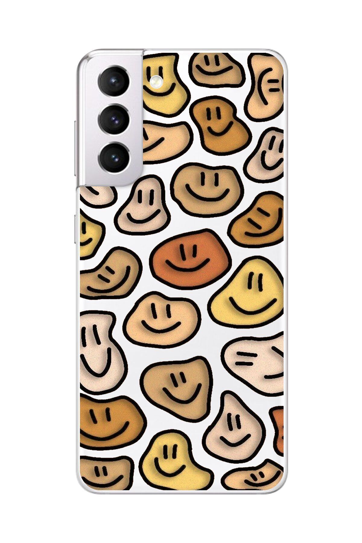Dali Design Samsung Galaxy S21 Uyumlu Şeffaf Kılıf Şeffaf Wallpaper 8 Tasarımlı