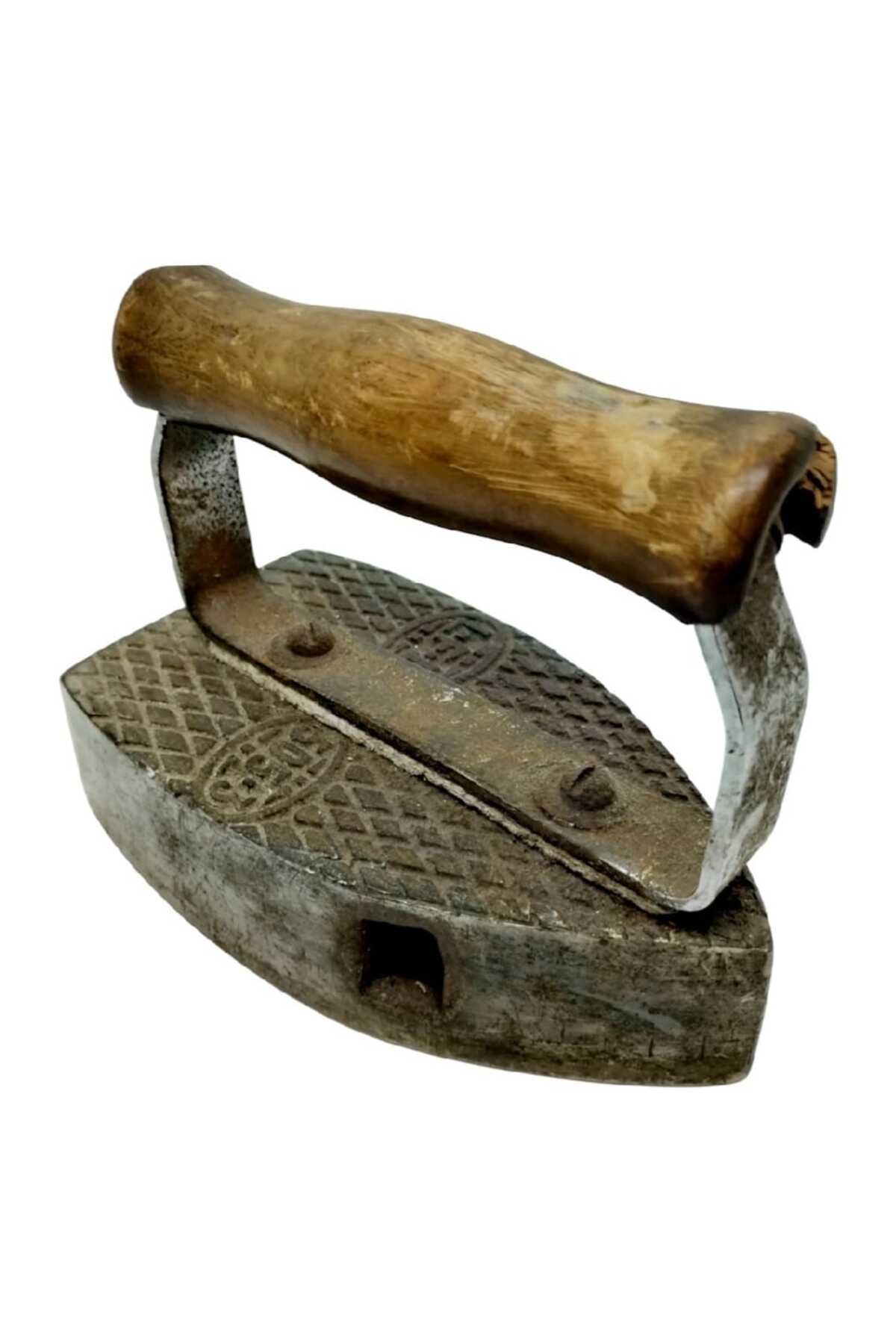depo haki 1940-1950'lerden Avrupa LFG Damgalı 505.3 Antika Ütü