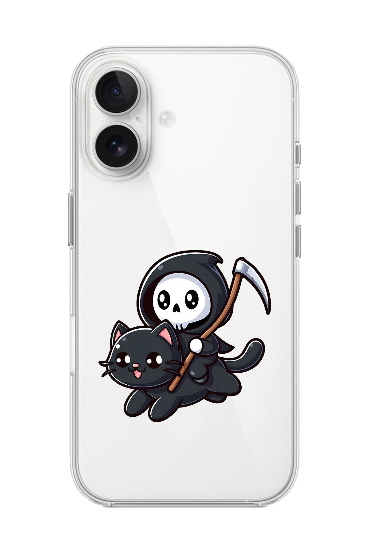 Dali Design iPhone 16 Plus Uyumlu Şeffaf Kılıf Şeffaf New Minies 2 Tasarımlı