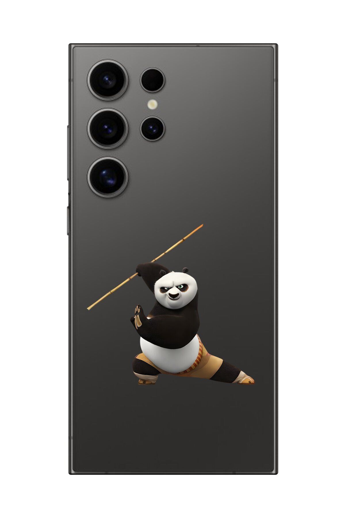 Dali Design Galaxy S24 Ultra Uyumlu Şeffaf Kılıf Cartoon Kung Fu Po 7 Tasarımlı
