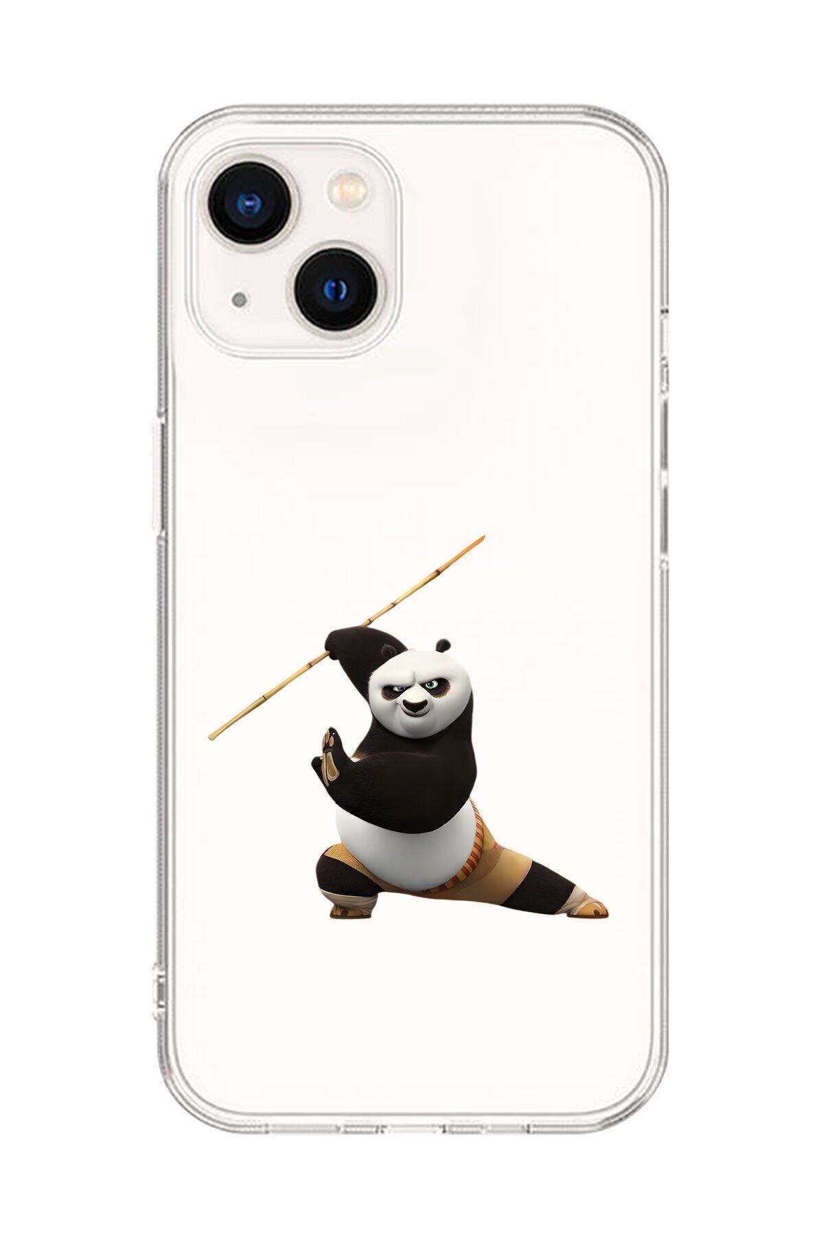 Dali Design 14 Plus Uyumlu Şeffaf Kılıf Cartoon Kung Fu Po 7 Tasarımlı