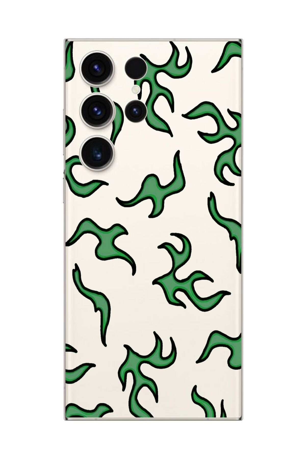 Dali Design Galaxy S23 Ultra Uyumlu Şeffaf Kılıf Şeffaf Wallpaper 5 Tasarımlı
