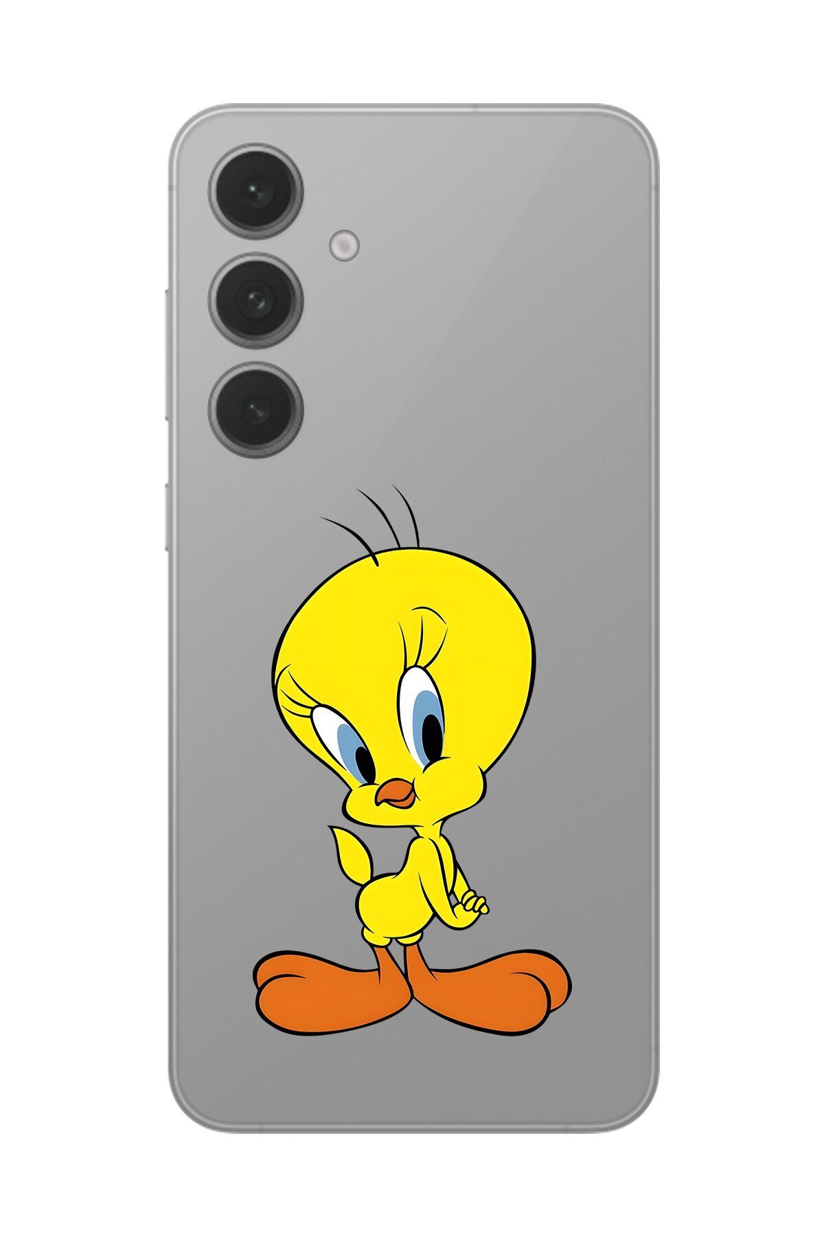 Dali Design Galaxy S24+ Uyumlu Şeffaf Kılıf Cartoon Tweety 17 Tasarımlı