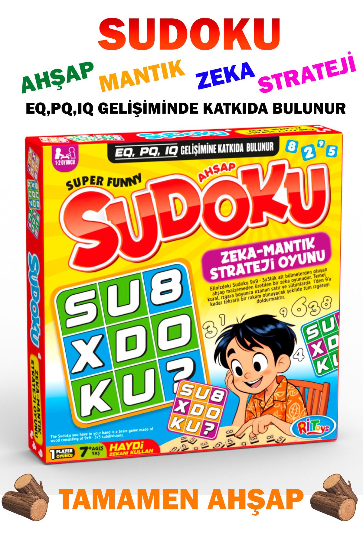 OYUNKAFASI AHŞAP SUDOKU