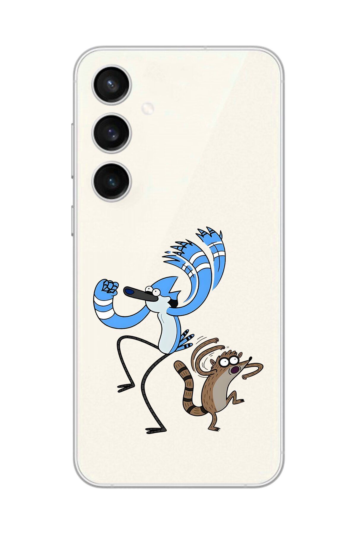 Dali Design Galaxy S23 Uyumlu Şeffaf Kılıf Cartoon Sürekli Dizi 13 Tasarımlı